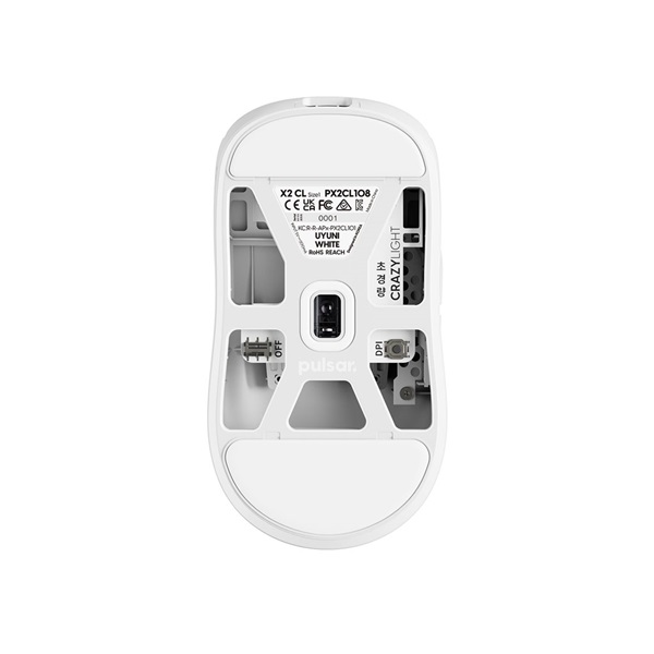 Pulsar X2 CrazyLight 무선 (Uyuni White)_이미지