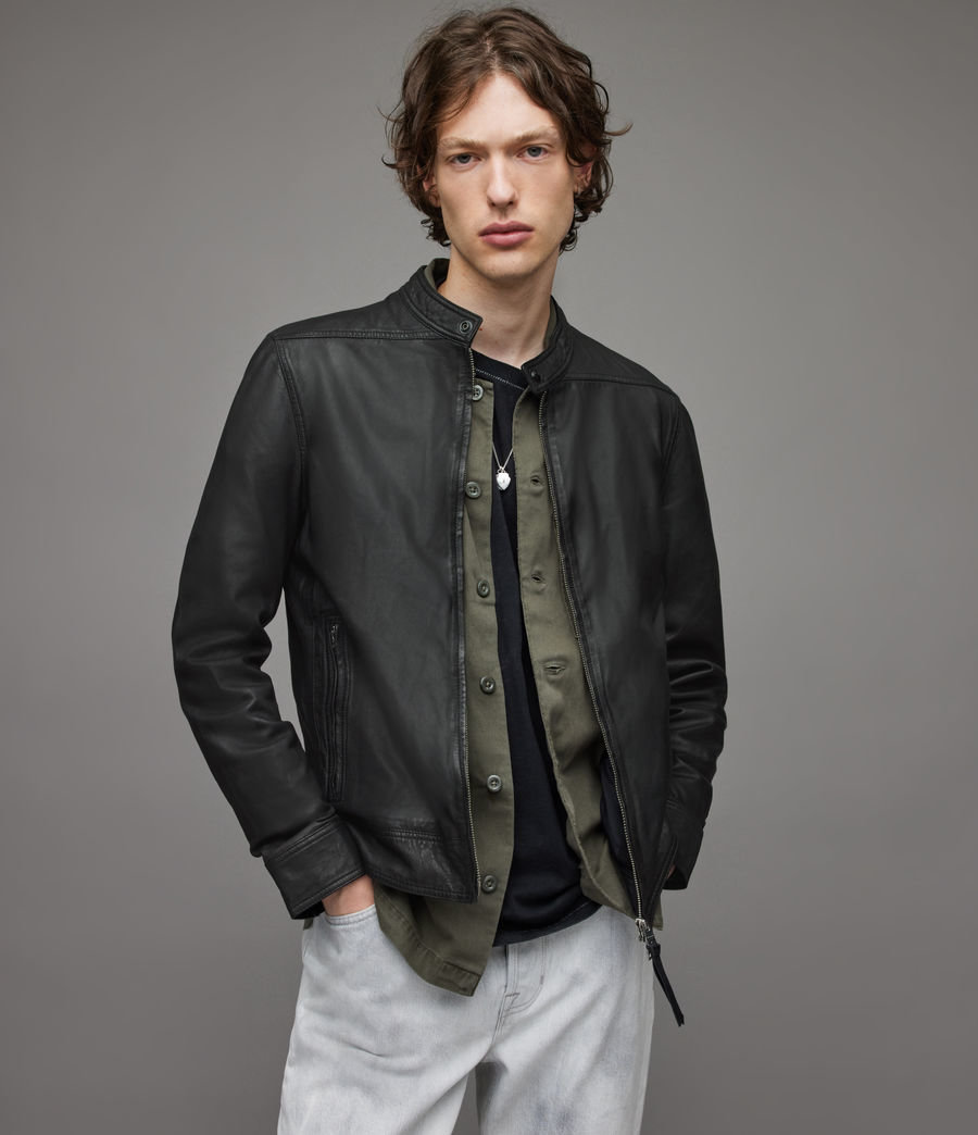 올세인츠 남성 콜트 레더 재킷 ML004R-51