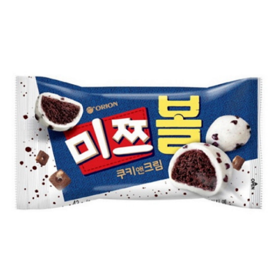 오리온 미쯔볼 쿠키앤크림 42g (8개)
