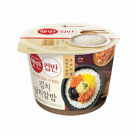 CJ제일제당 햇반 컵반 김치날치알밥 188g (12개)