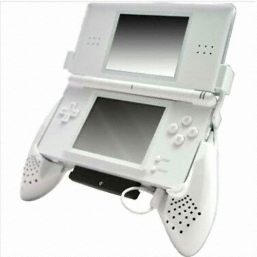 닌텐도DS Lite 그립패드(손잡이,거치대/스테레오/외장형스피커) (닌텐도DS/ 화이트, 핑크)_이미지