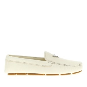 프라다 트라이앵글 로고 스웨이드 드라이버 로퍼 2DD179ATG F0304