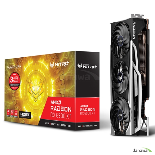 SAPPHIRE 라데온 RX 6900 XT NITRO+ OC D6 16GB Tri-X