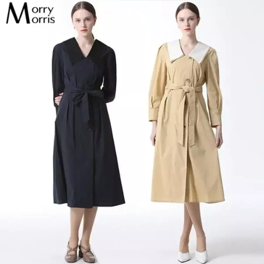 모리모리스 Morry Morris 켈리 와이드 카라 버튼 다운 원피스_25877080_588590