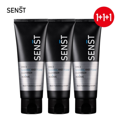 메디플라워 센스트 원스 쉐이빙 앤 폼클렌저 옴므 120ml (2개)_이미지
