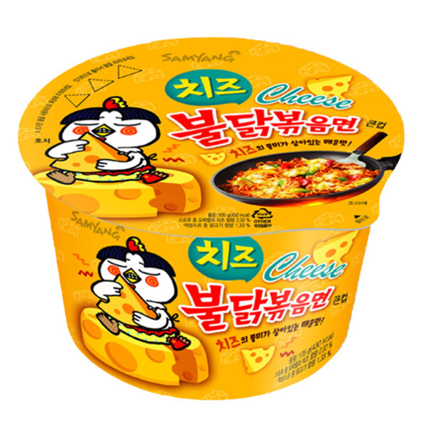 삼양식품 치즈 불닭볶음면 큰컵 105g (12개)_이미지