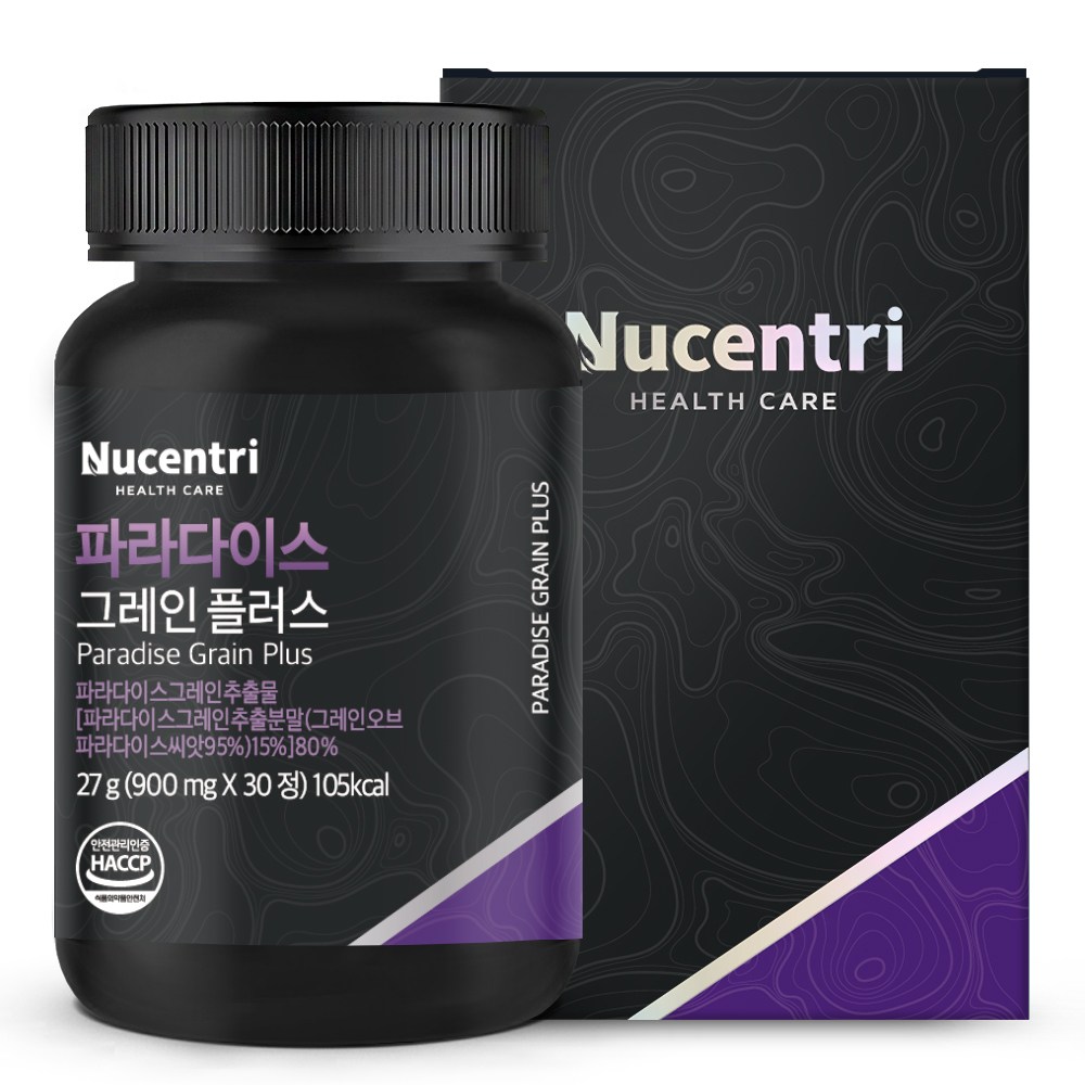 뉴센트리 파라다이스 그레인 플러스 900mg 30정 (4개)_이미지