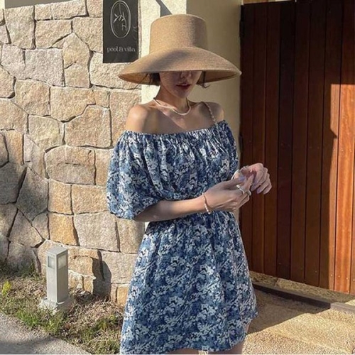 더블디 여름 바캉스 내추럴 쉬폰 점프 슈트 TDN-0264 40698944A