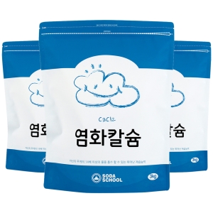 엘앤에스 소다스쿨 염화칼슘 리필 3kg (3개)