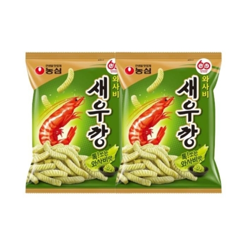 농심 와사비 새우깡 70g (2개)