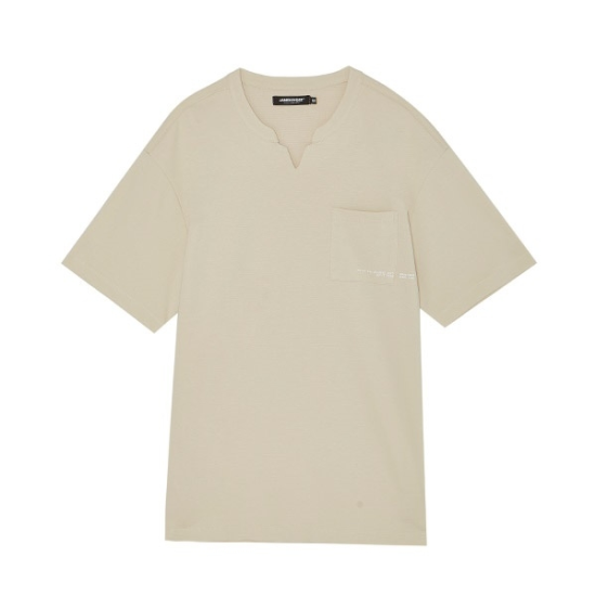 잠뱅이 남성 헨리넥 포켓 포인트 반팔티셔츠 세미오버 AM2WTS406-LE