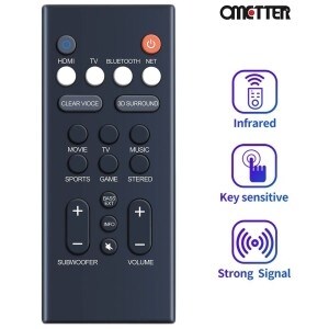 <b>야마하</b> <b>사운드</b><b>바</b> 스피커용 ABS 내구성 YAS-209 YAS-109 리모컨 ATS-1090 ATS-2090