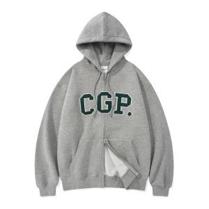 코드그라피 CODEGRAPHY CGP 아치 로고 후드 집업_그린 CBESUTC100GN 423233_이미지