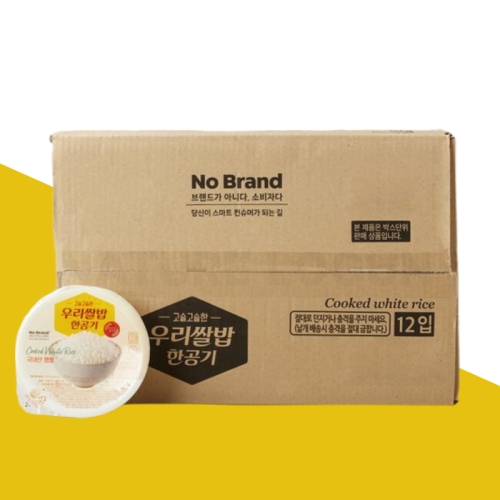 이마트 노브랜드 고슬고슬한 우리쌀밥 한공기 백미 210g (36개)_이미지