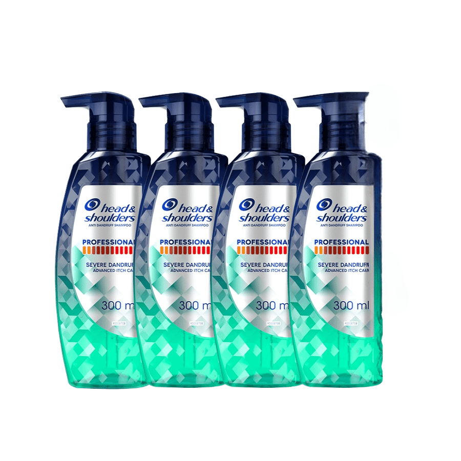 헤드앤숄더 프로페셔널 가려운 두피케어 샴푸 300ml (4개)_이미지