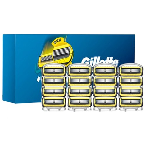 질레트 2024 프로쉴드 옐로우 면도날 (16개)