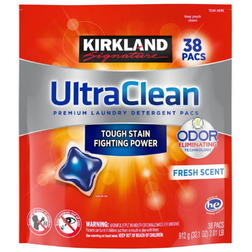 커클랜드 울트라 클린 캡슐세제 38개입 (4개)_이미지