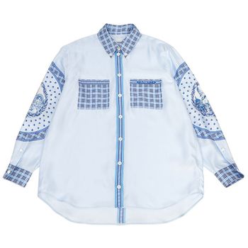 여자 실크 셔츠 오버사이즈핏 IVANNA 8069645 B5650 101791206