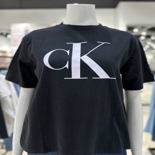 캘빈클라인진 여성 로고 박시 반팔티셔츠 47A227G-YAF