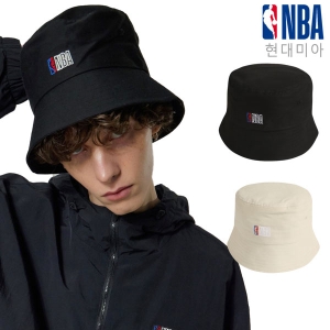 NBA 남자 여자 벙거지 버킷햇 모자 블랙베이지 235AP155_이미지