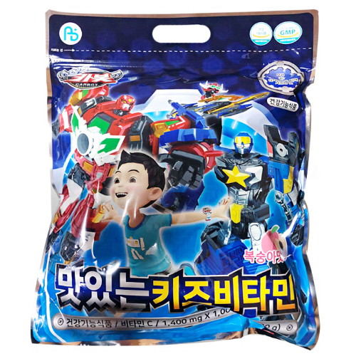 뉴팜  헬로카봇 맛있는 키즈비타민 1000정 (1개)