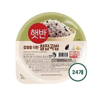 CJ제일제당 <b>햇반</b> 현미 흑미 보리를 넣은 잡곡밥 <b>210g</b>