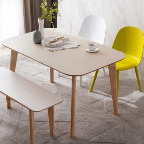 웨스트프롬 모던 에스메랄다 원목 라운드 식탁 1600 (의자별도)_이미지