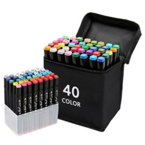 영아트 천 케이스 + 펜홀더 마카 (40색)