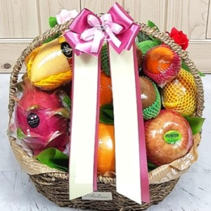 포미식탁 감사 위로 선물용 과일바구니 수도권 기본형