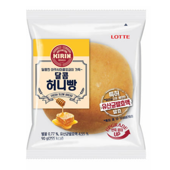 롯데웰푸드 기린 달콤 허니빵 90g (10개)_이미지
