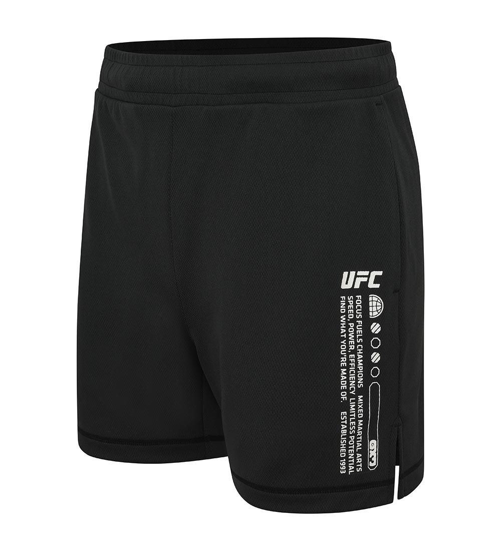 UFC 메쉬 릴렉스핏 쇼츠 5인치 U4SPV2313BK_이미지