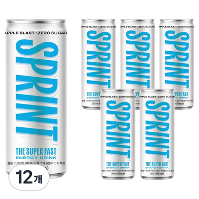 이그니스 클룹 스프린트 에너지 애플블라스트 제로 250ml (12개)_이미지