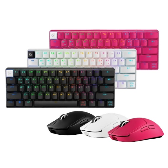 로지텍 G PRO X 60 LIGHTSPEED + PRO X SUPERLIGHT 2c 키보드 마우스 세트_이미지
