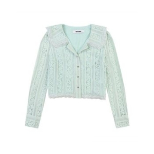 에꼴드파리 드라로얄 빅카라 레이스 블라우스_RB33WBCM30Z