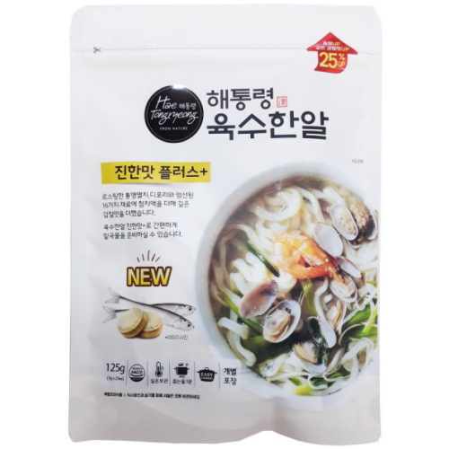 해통령 육수한알 진한맛 플러스 250g (5g x 25입)