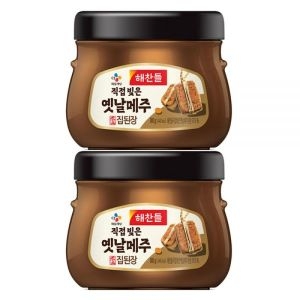 CJ제일제당 해찬들 직접빚은 옛날 메주 집된장 900g (2개)