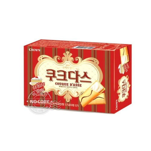 크라운제과 쿠크다스 화이트 128g (5개)_이미지
