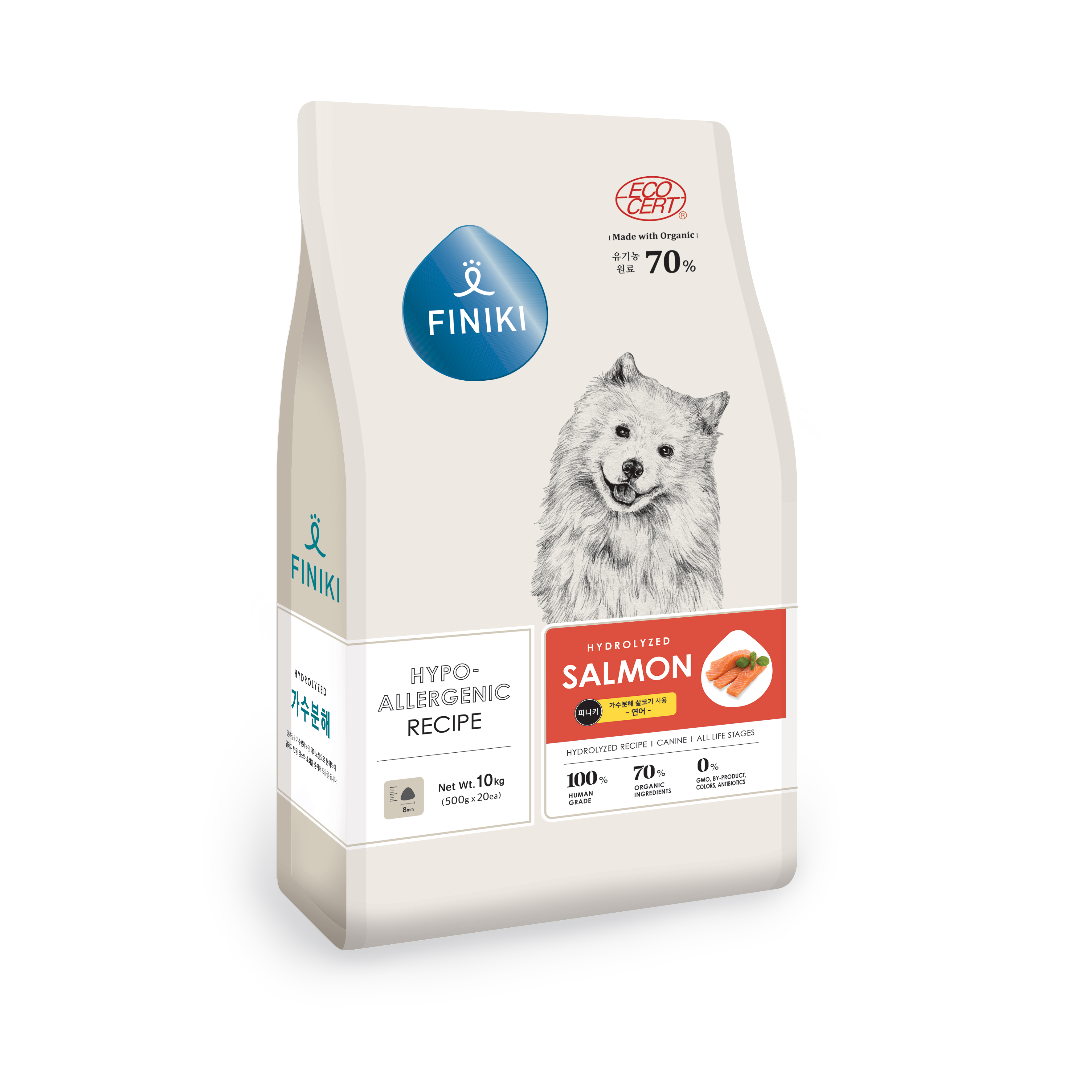 피니키 독 가수분해 하이포알러지 연어 10kg (1개)_이미지