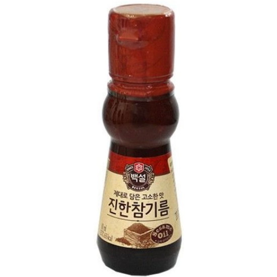 백설 진한 참기름 80ml (1개)
