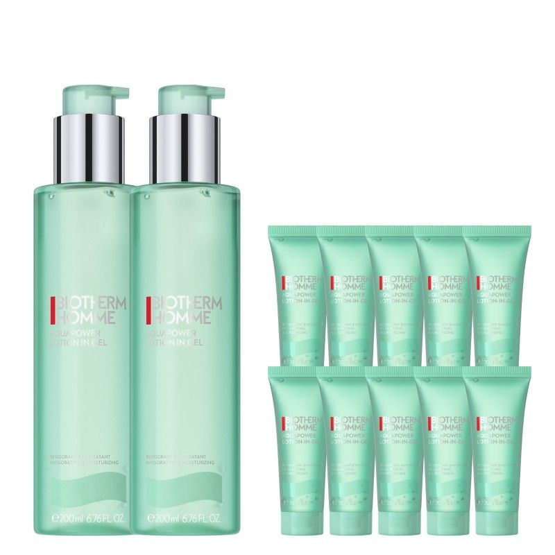 비오템 비오템옴므 아쿠아파워 올인원 프레시 로션 인 젤 200ml (기획세트, 2개)