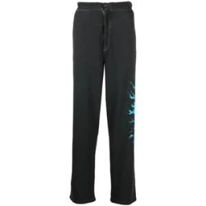 로베르토 카발리 그래픽 프린트 스트레이트 팬츠 PRT25FCF051 T_이미지