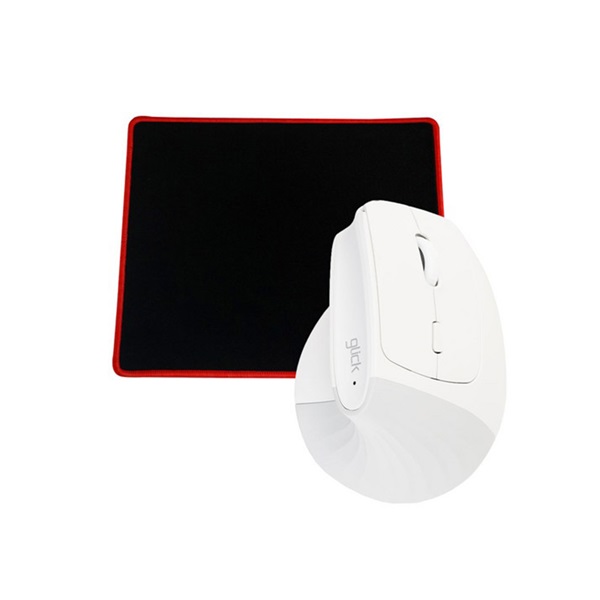 지클릭커 OFFICEPRO OP80 무소음 블루투스 무선 with PAD (화이트)_이미지