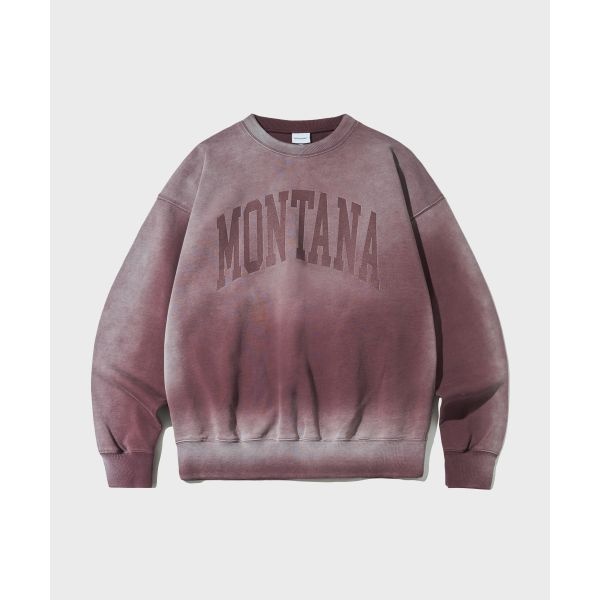 아웃스탠딩 V.S.C SWEAT MONTANA WINE 440058_이미지