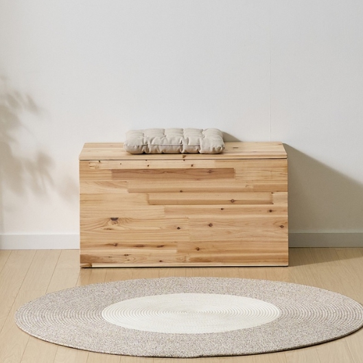 아이앤 헤리온 삼나무 벤치 수납장 800