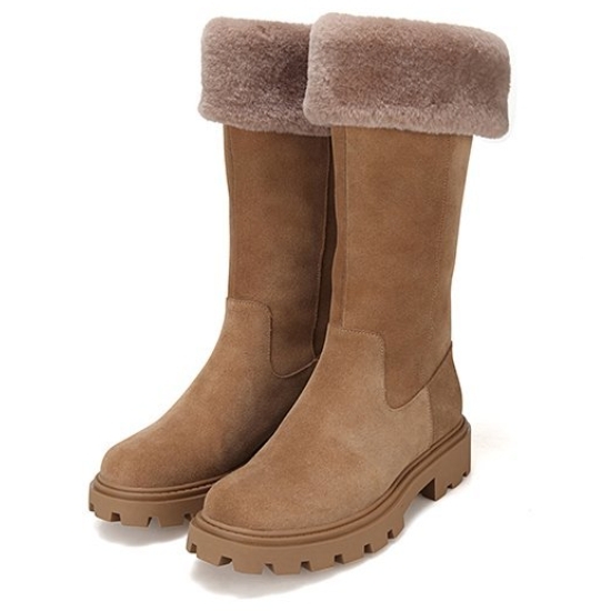 바바라앤코 바바라 소가죽 투웨이 퍼 롱부츠 BBG853 (BE, 베이지)