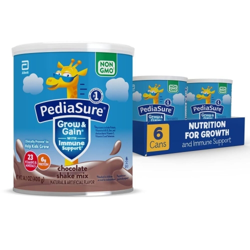 페디아슈어 Pediasure GrowGain 초콜릿 파우더 400g (6개)_이미지