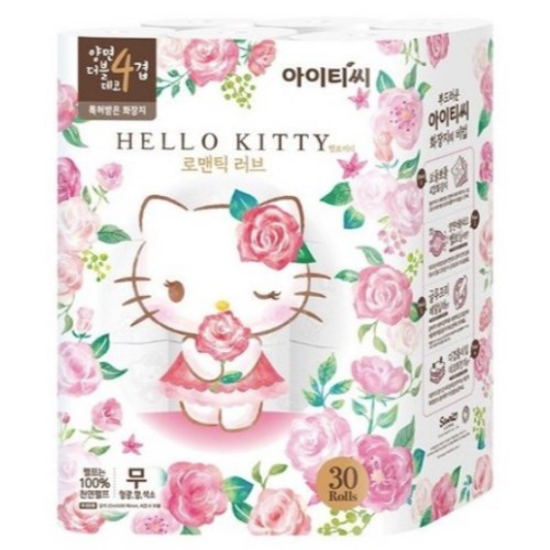  헬로키티 로맨틱 러브 25m (30롤) [2팩]