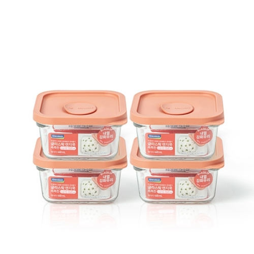 SGC�ַ�� �۶󽺶� ������ ������ �޹��� ���簢 440ml