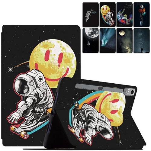 레노버 탭 P12 QHD 유니버스 프린팅 스탠드 플립 가죽 케이스