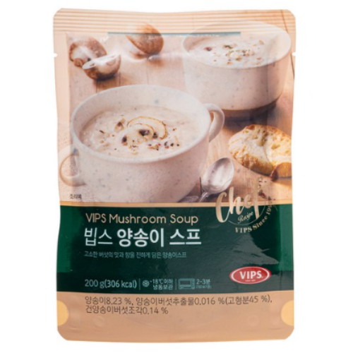 CJ푸드빌 빕스 양송이 스프 200g (1개)